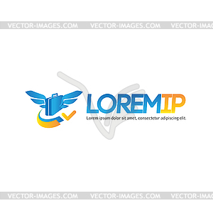 Journey logo concept design - vector clipart