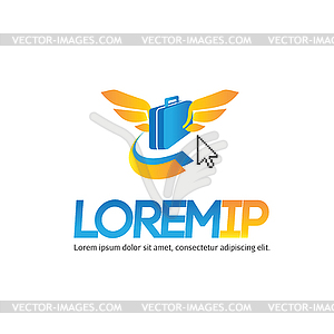 Journey logo concept design - vector clip art