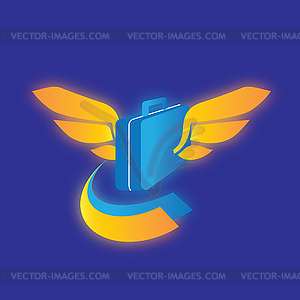 Journey concept design - royalty-free vector clipart