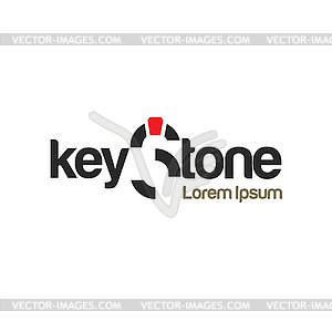 Keystone Concept Design - vector EPS clipart