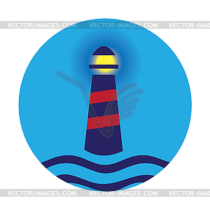 Lighthouse design - vector clipart