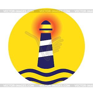 Lighthouse design - vector image