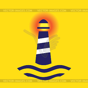 Lighthouse design - vector clip art