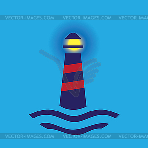 Lighthouse design - vector clip art