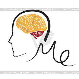 Mental Concept Design - vector clipart / vector image