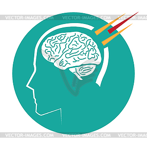 Mental Concept Design - stock vector clipart