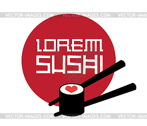 Sushi Logo Concept - vector clipart