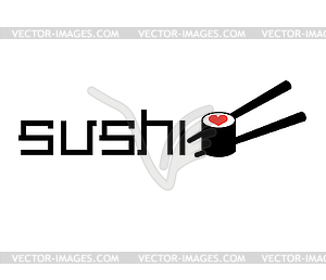 Sushi Logo Concept - vector clipart