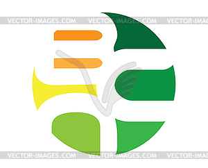 Abstract BCN Logo - vector image