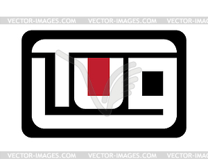 TUG Letter Logo - vector image