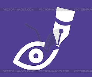 Vision Theme Logo Concept - vector EPS clipart