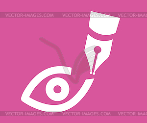 Vision Theme Logo Concept - vector clipart