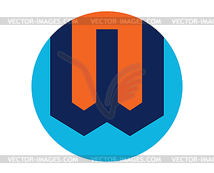 Logo for W Letter - vector clip art