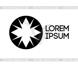 Star дизайн логотипа - векторная графика