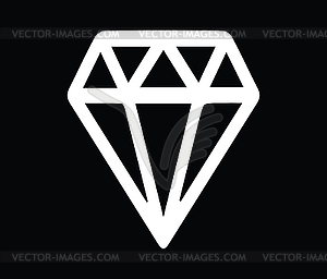 Diamond Icon Design - vector EPS clipart