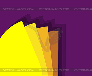 Layered Color Background - vector clipart