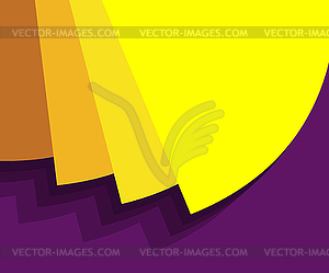 Layered Color Background - vector image