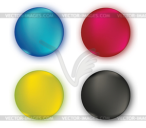 CMYK Color Set - векторный дизайн