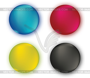 CMYK Color Set - vector image