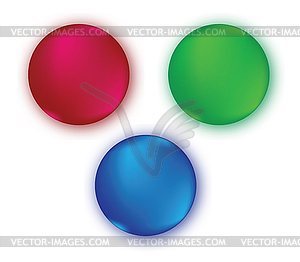 RGB Color Set - vector clipart