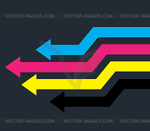 Colorful Arrows - vector image