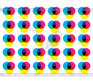 CMYK Background Design - vector clip art