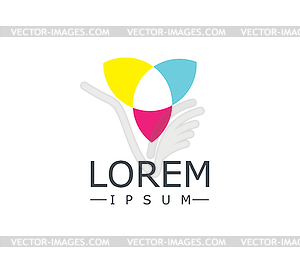 Colored Logo Design - vector clipart