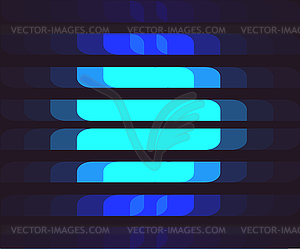 Background with Horizontal Color Cells - royalty-free vector image