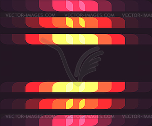 Background with Horizontal Color Cells - vector clipart