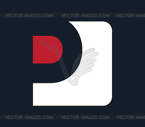 P Дизайн иконок - векторный клипарт