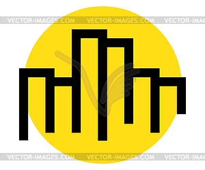 Abstract Skyscrapers - vector clip art