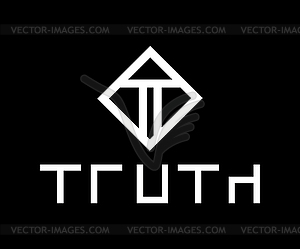 Truth Logo Design - vector image