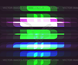 Background with Horizontal Color Cells - vector image