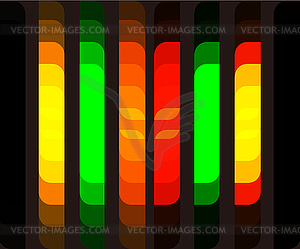 Background with Vertical Color Cells - vector image