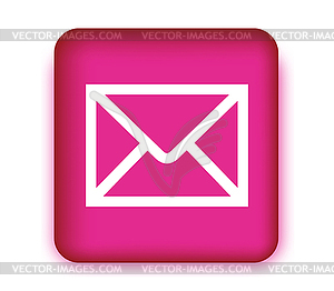 E-Mail Icon с Pink Box - векторизованное изображение
