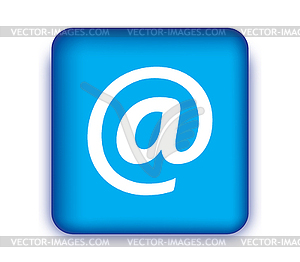 Mail At Sign - vector clipart