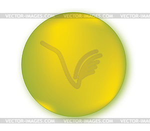 Round Empty Button - vector clip art