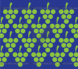 Grapes and Leaves Pattern Background Design - vector clipart