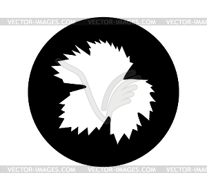 Grape Leaf Icon - vector clip art