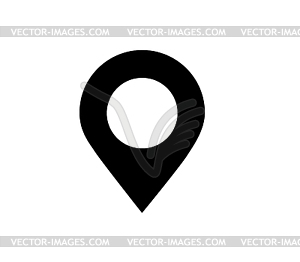 Pin Icon Design - vector clipart