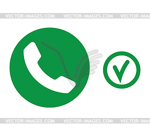 Значок телефона Дизайн - изображение в векторе