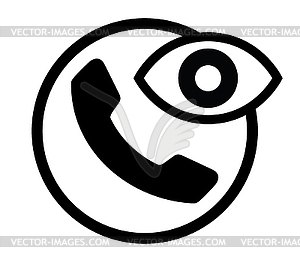 Phone and Security - vector EPS clipart