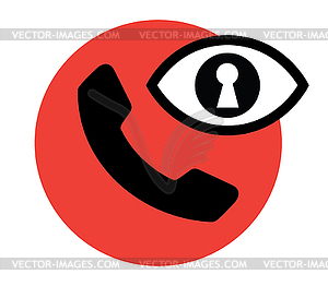 Phone and Security - royalty-free vector image