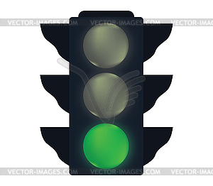 Traffic light Concept Design - color vector clipart