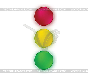 Traffic Lights Concept Design - vector clip art