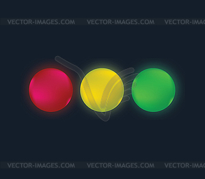 Traffic Lights Concept Design - vector image