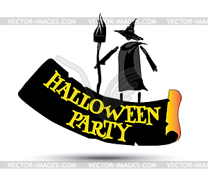 Концепция дизайна Halloween Party - изображение в векторном формате