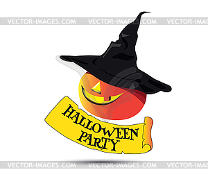 Halloween Party Concept Design - vector image