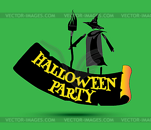 Halloween Party Concept Design - vector clipart