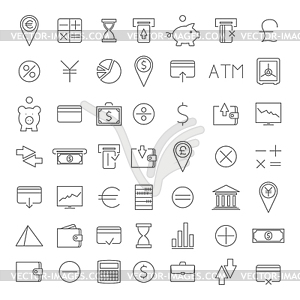 Finance icons,  - vector EPS clipart